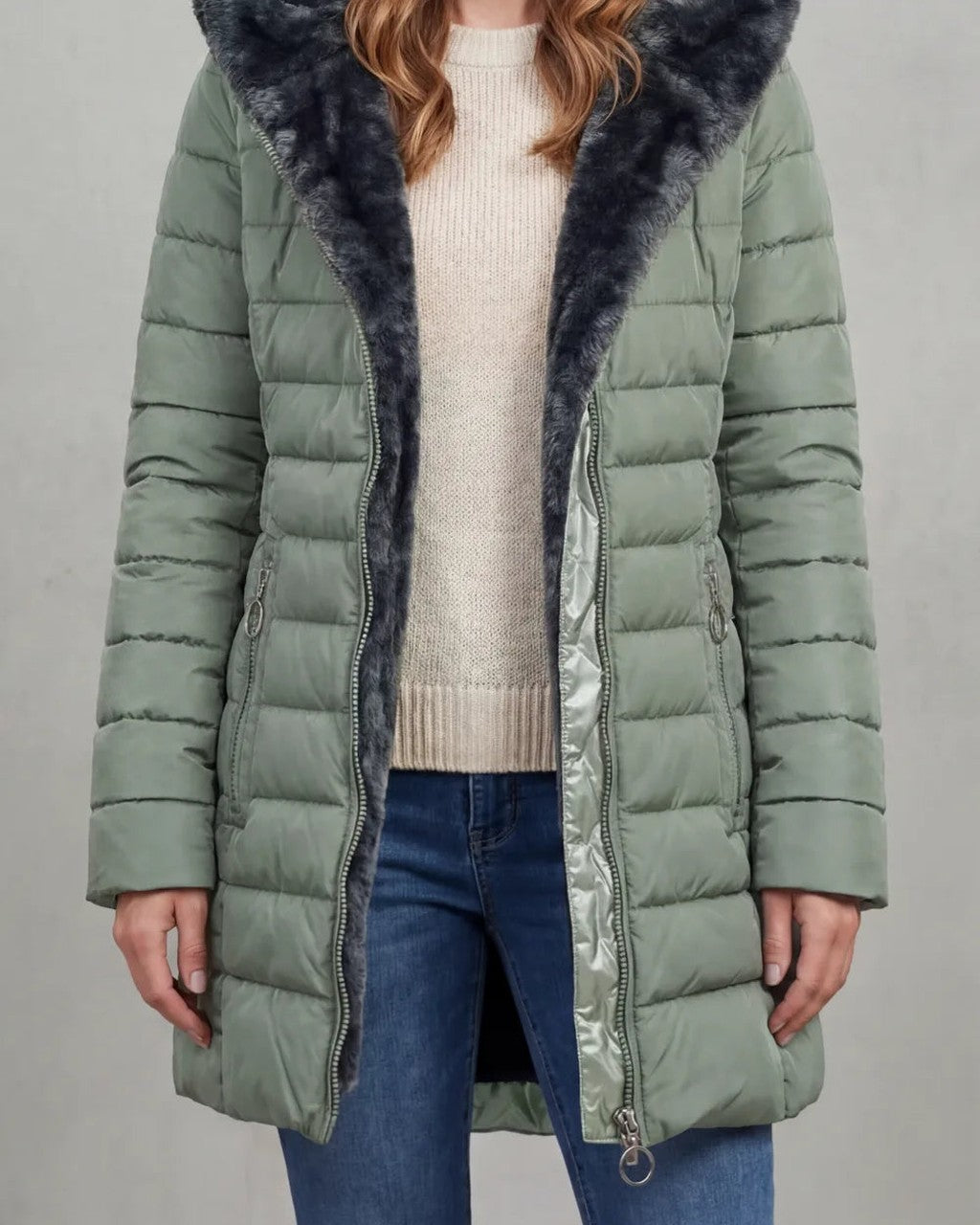 Cappotto Imbottito con Interno Morbido