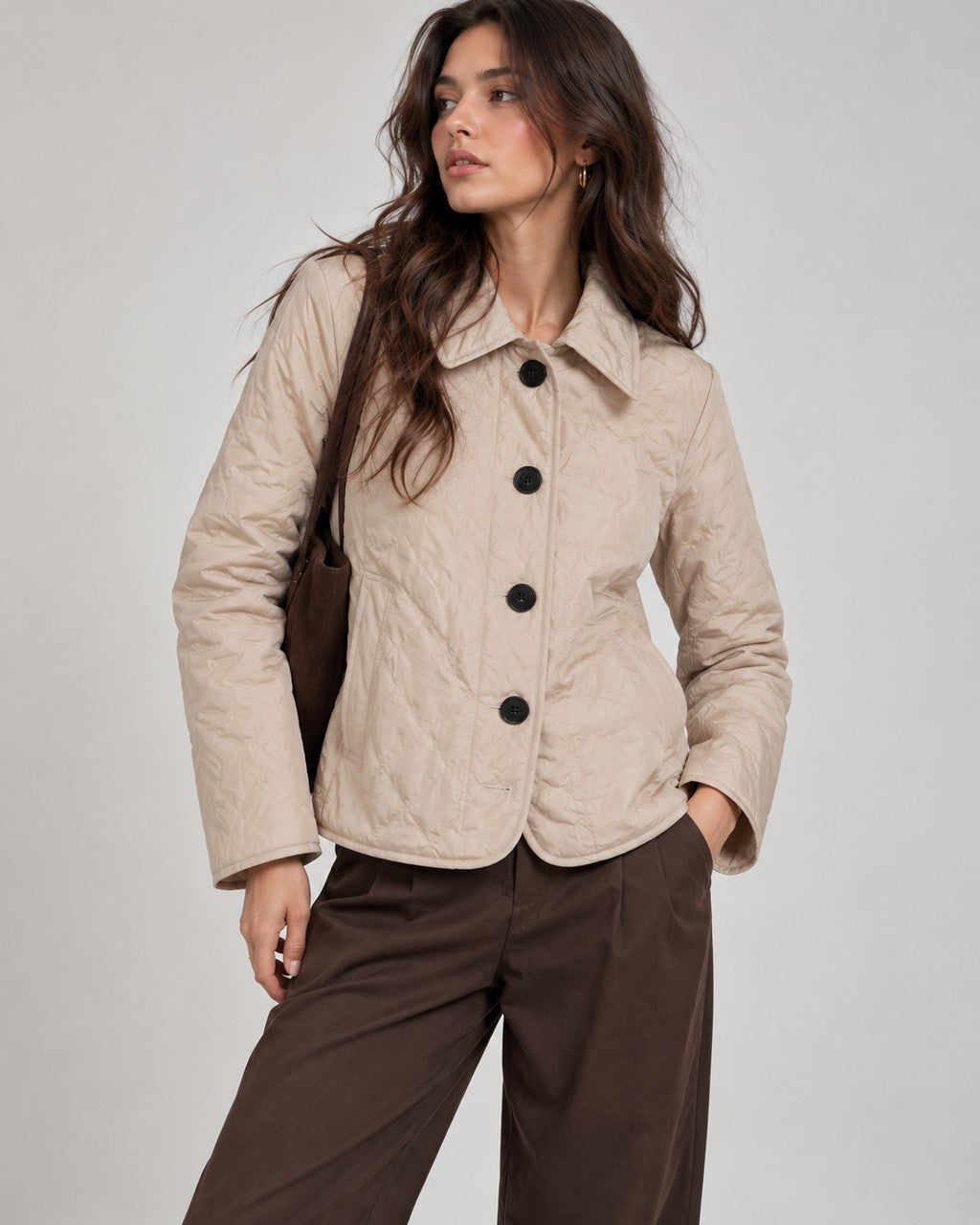 Cappotto Leggero Trapuntato