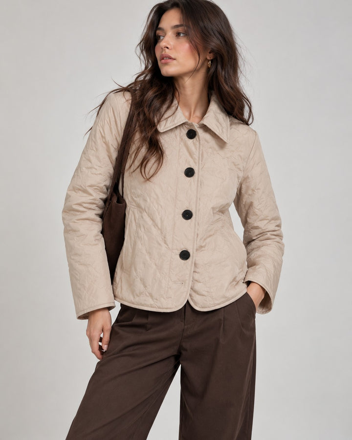 Cappotto Leggero Trapuntato
