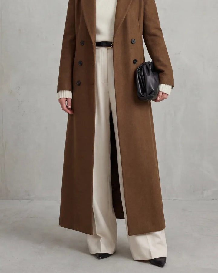 Cappotto Lungo a Doppio Petto