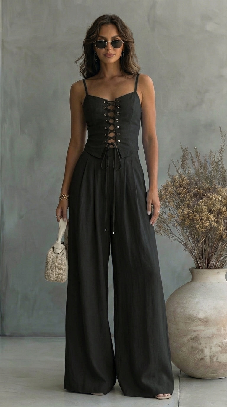 Completo con Top Stile Corsetto