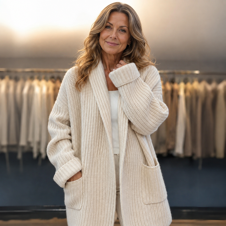 Cappotto Avvolgente con Tasche