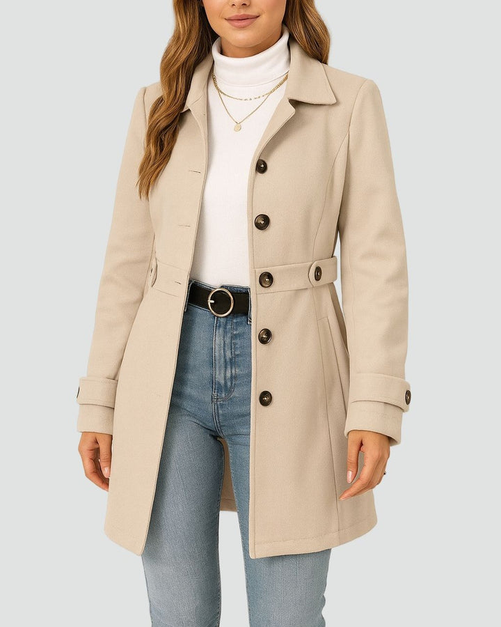 Trench Avvitato con Cintura