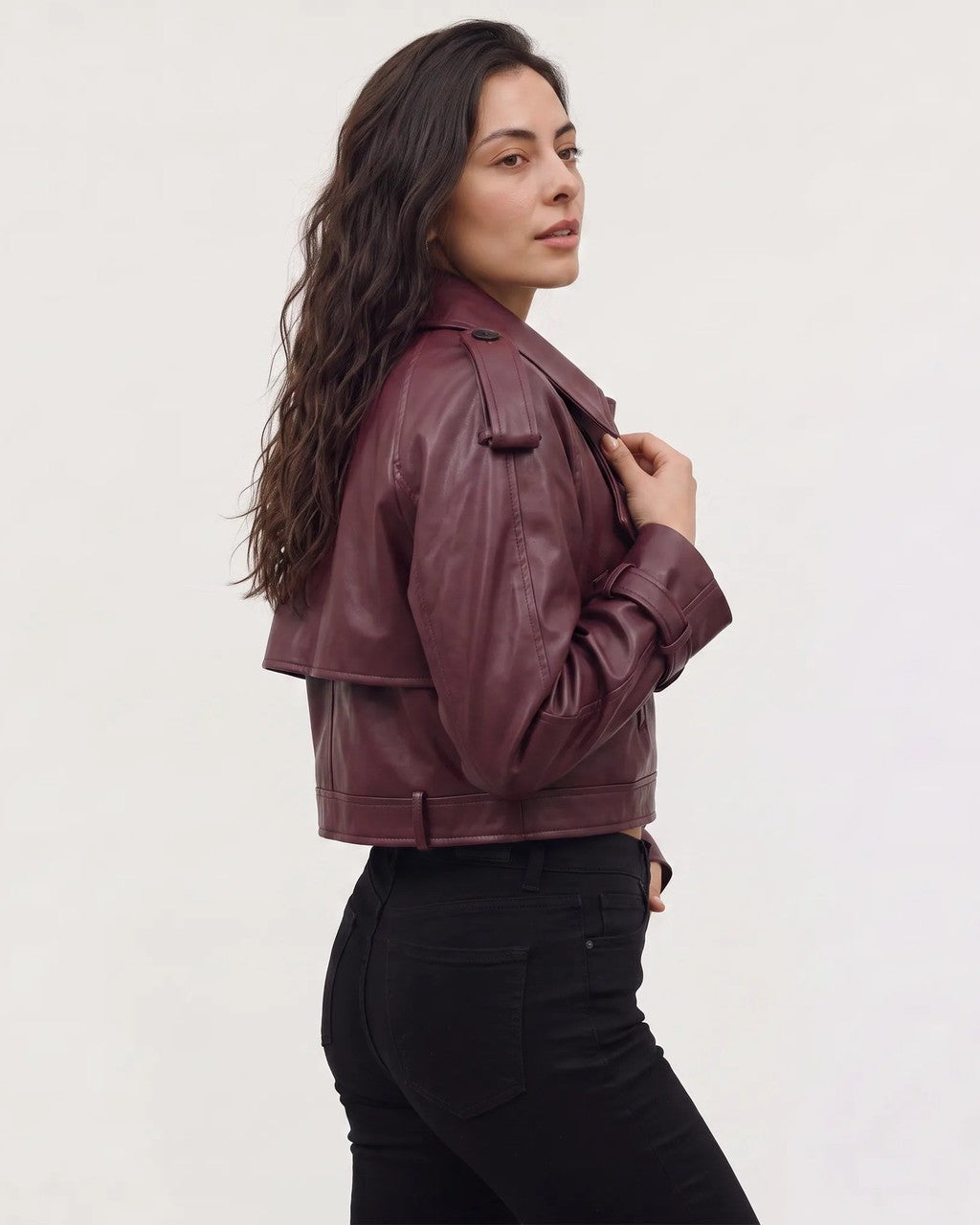 Trench Corto con Cintura