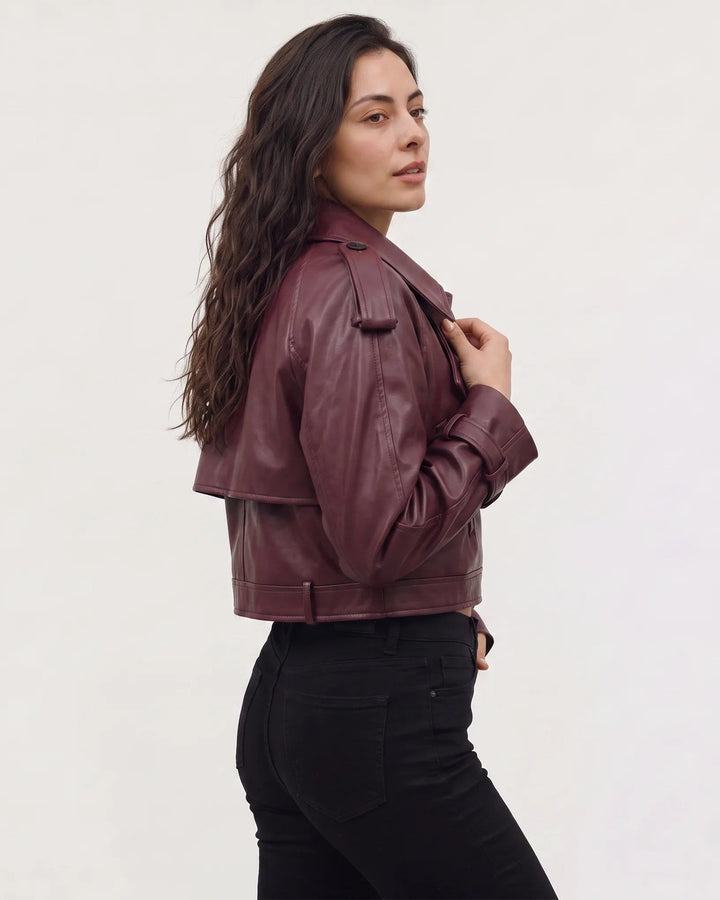 Trench Corto con Cintura