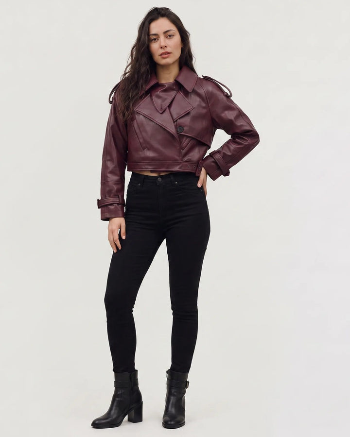 Trench Corto con Cintura