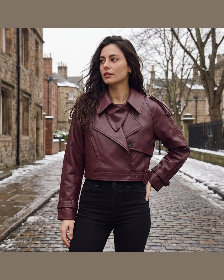 Trench Corto con Cintura