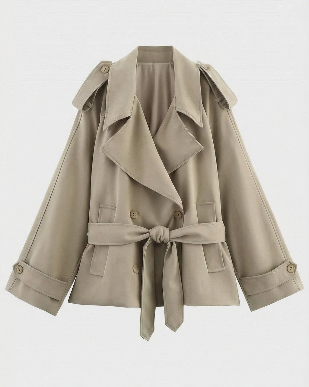 Trench Corto Stile Classico