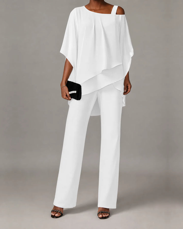 Completo Monospalla con Pantalone Palazzo