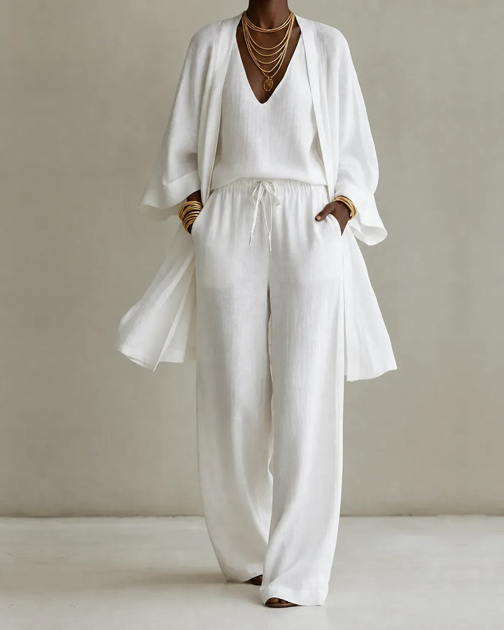 Completo Tre Pezzi con Cardigan