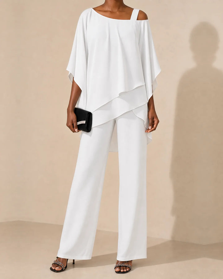 Completo Monospalla con Pantalone Palazzo
