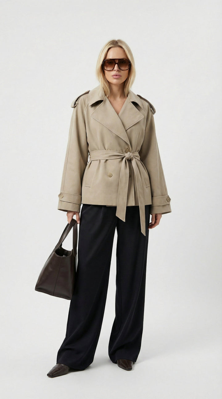 Trench Corto Stile Classico