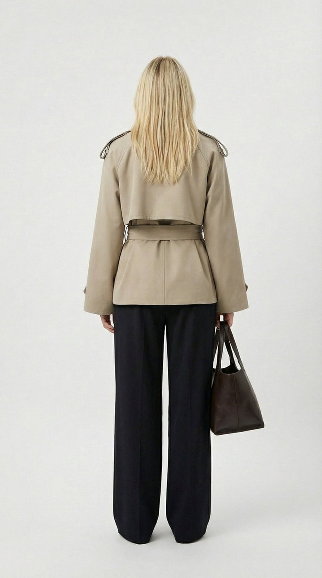 Trench Corto Stile Classico